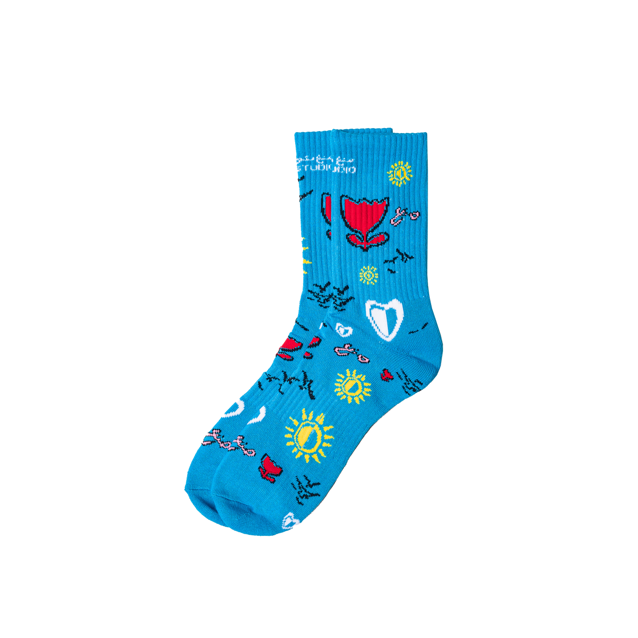 Blue WHAT THE SN3 Socks
